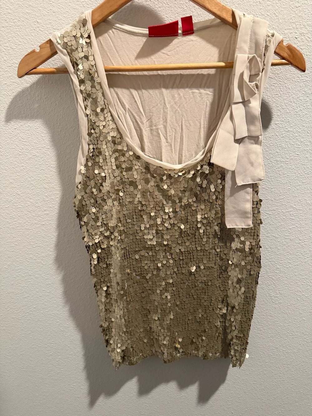 New York & Company Collection‎ Sequin Tank Top Size L